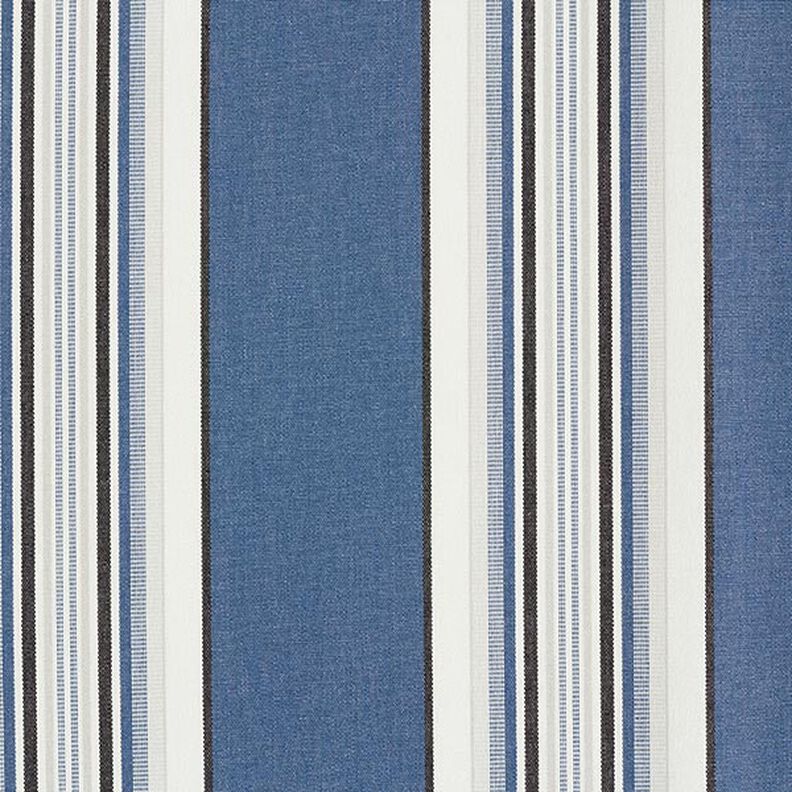 Tecido para toldos Riscas largas e estreitas – azul ganga/branco,  image number 1