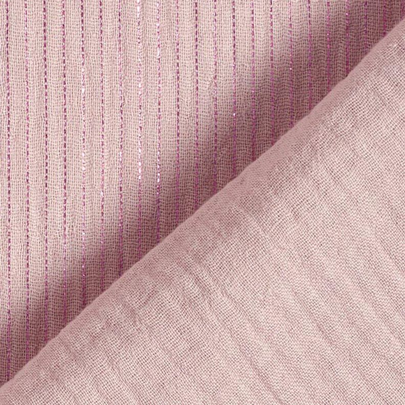 Musselina de algodão com riscas cintilantes – rosa,  image number 5