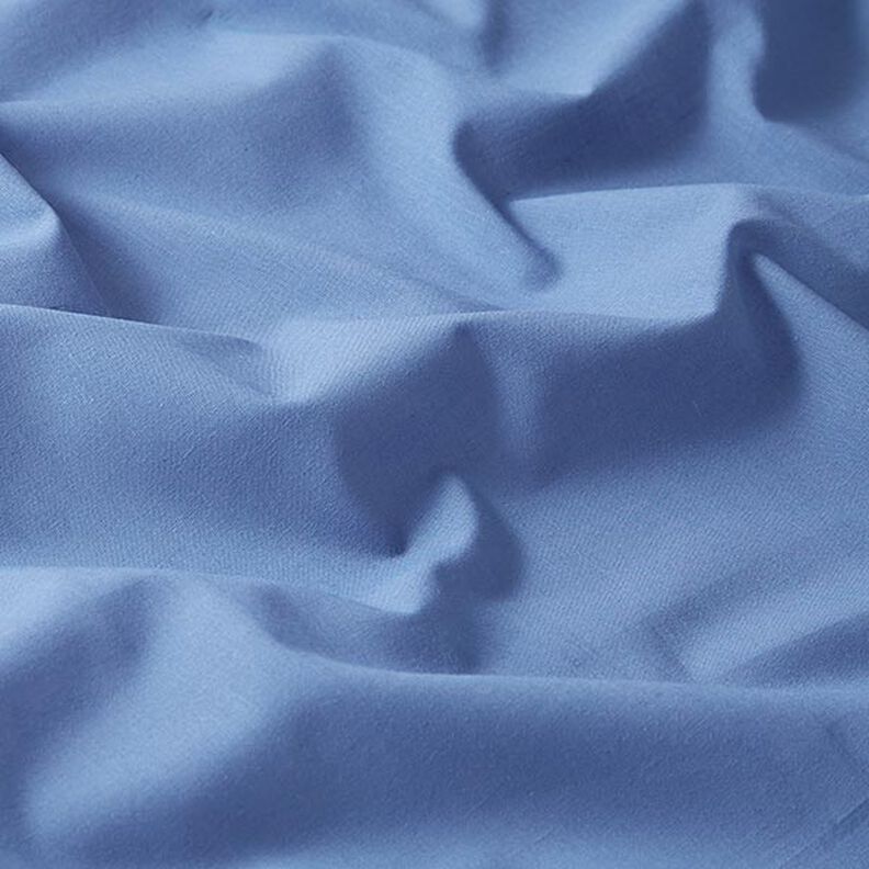 Cambraia de algodão Lisa – azul ganga,  image number 2
