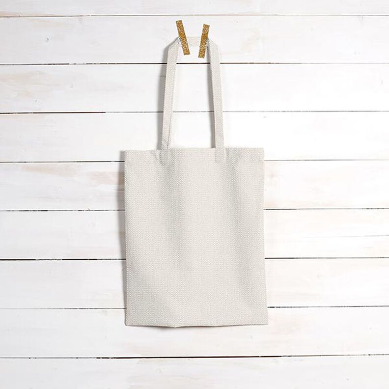 Tecido para decoração Jacquard Chevron discreto – bege escuro,  image number 7