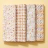 Embalagem de tecidos Popelina Sonho oriental – cinzento-névoa/cobre,  thumbnail number 2