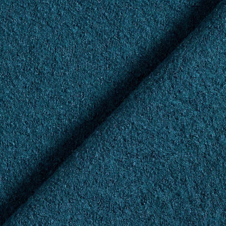 Tecido leve de malha com mistura de viscose e lã – azul-oceano,  image number 3