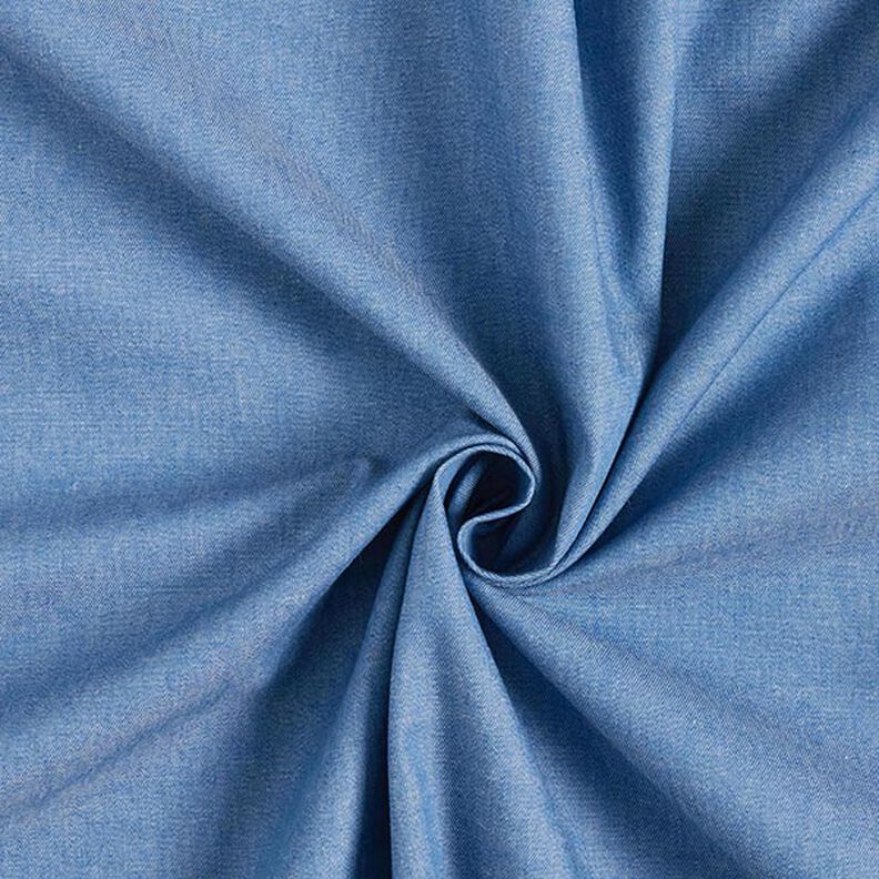 Chambray de algodão Jeanslook – azul,  image number 1
