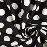 Tecido crepe Polka Dots [2,5 cm] – preto,  thumbnail number 3