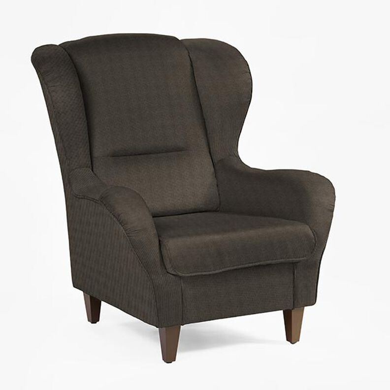 Tecido para estofos Aparência de bombazine Fjord – antracite,  image number 5