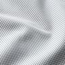 Tecido de algodão vichy – branco/cinzento,  thumbnail number 2
