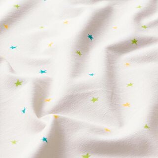 Jersey de algodão Estrelas pequenas | PETIT CITRON – branco sujo, 