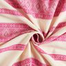 Tecido de algodão Padrão losangos – branco sujo/pink,  thumbnail number 3