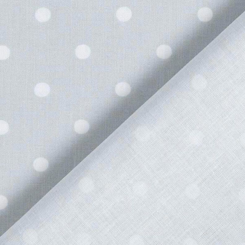 Tecido de algodão Cretone Pintas – branco/cinzento-prateado,  image number 4