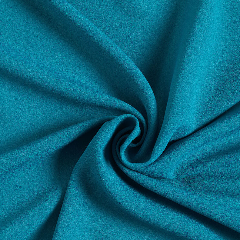 Crepe Georgette – azul petróleo claro,  image number 1