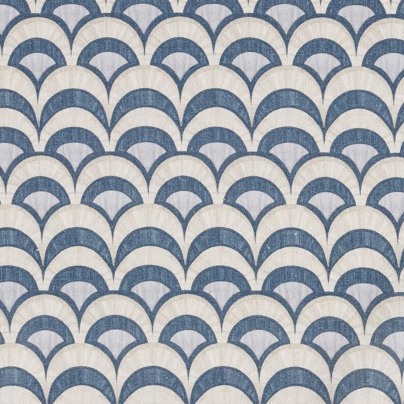 Tecido de algod&atilde;o Popelina Arcos elegantes &ndash; cinza claro/taupe claro,  image number 1