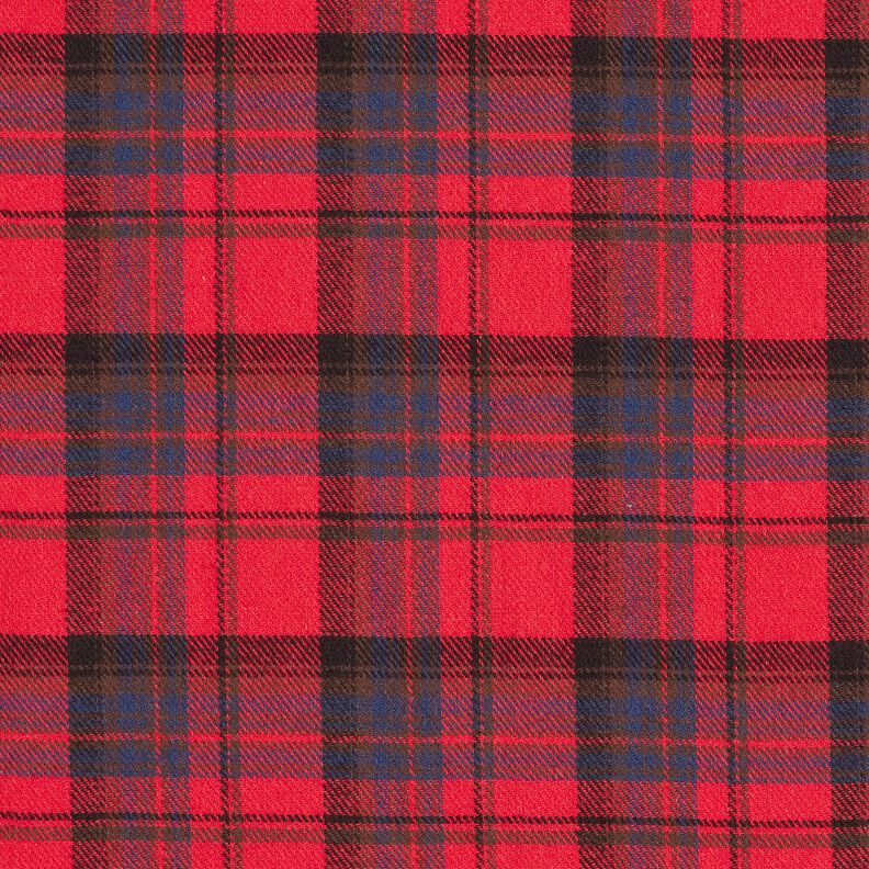 Flanela de algodão Xadrez – cor de malagueta/índigo,  image number 1