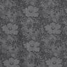 Tecido para camisas Flores – cinzento/preto,  thumbnail number 1