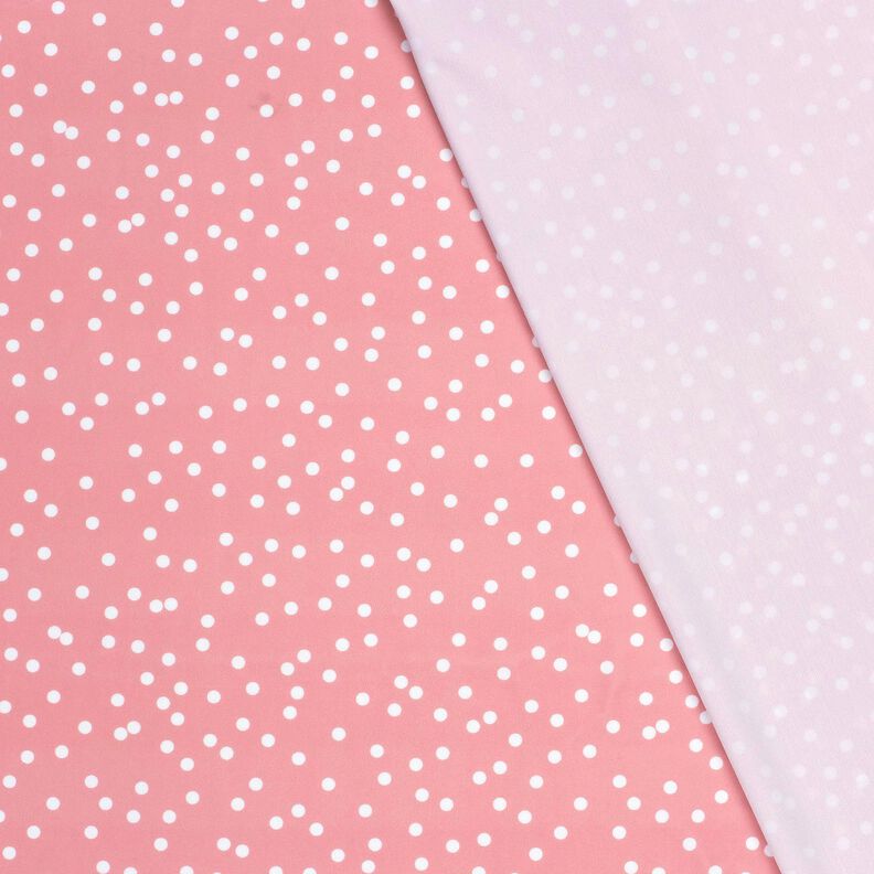 Tecido para fatos de banho UPF50 pintas pequenas – rosa/branco,  image number 4