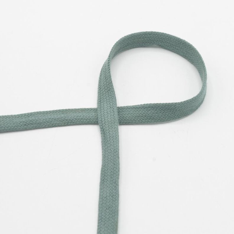 Cordão plano Camisola com capuz Algodão [15 mm] – verde amarelado,  image number 1