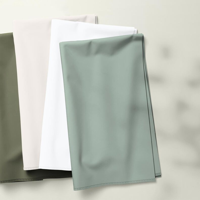 Tecido de algodão Tecido enrugado, pré-lavado – oliva escura,  image number 4