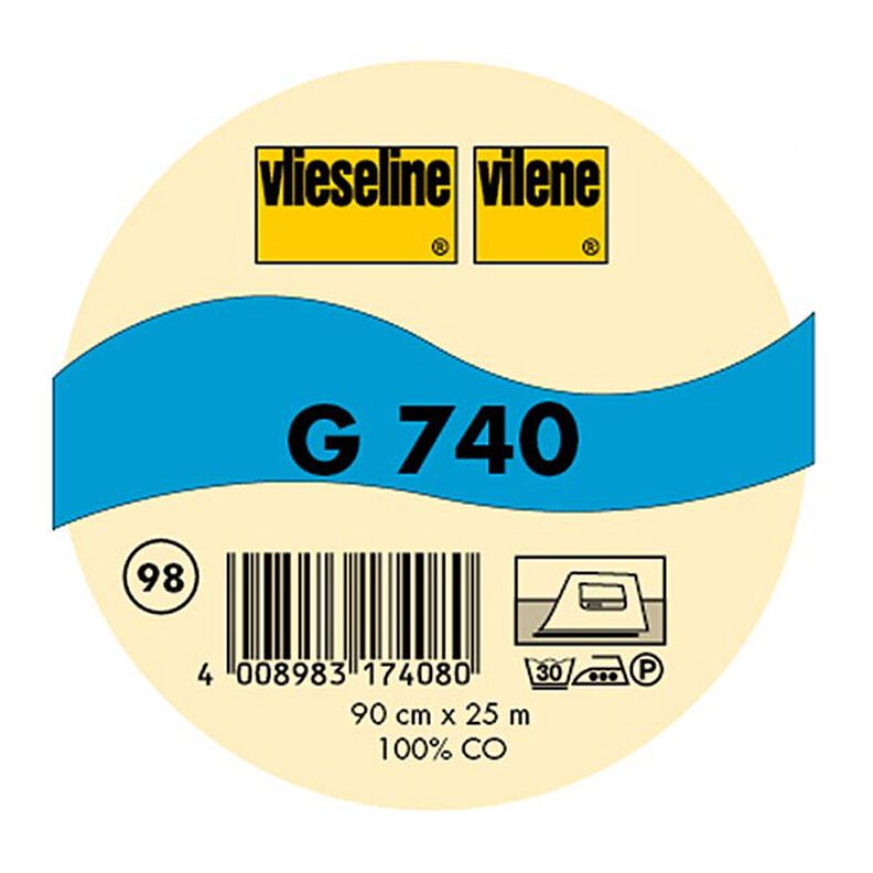 G 740 Entretela de tecido | Vlieseline – preto,  image number 2