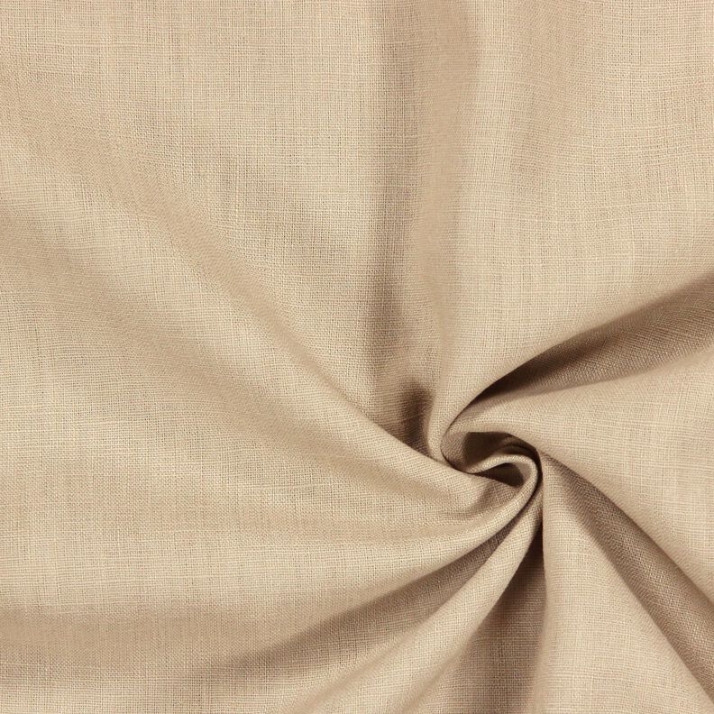 Tecido de linho Mistura de Rami Médio – amêndoa,  image number 1