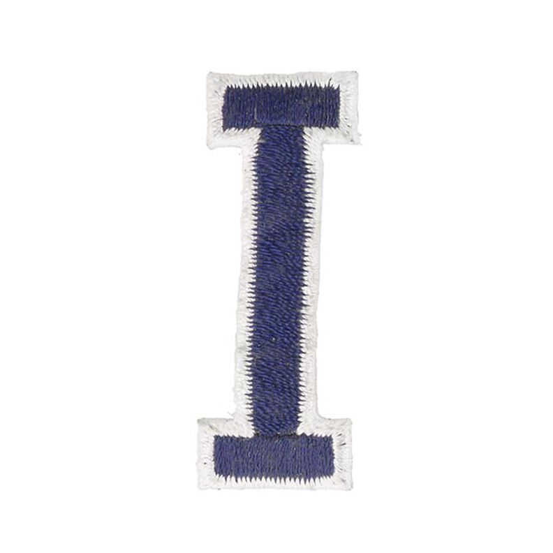 Aplicação Letra I [ Altura: 4,6 cm ] – azul-marinho,  image number 1