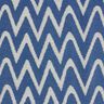 Tecido para exteriores jacquard Padrão Ikat – azul,  thumbnail number 1