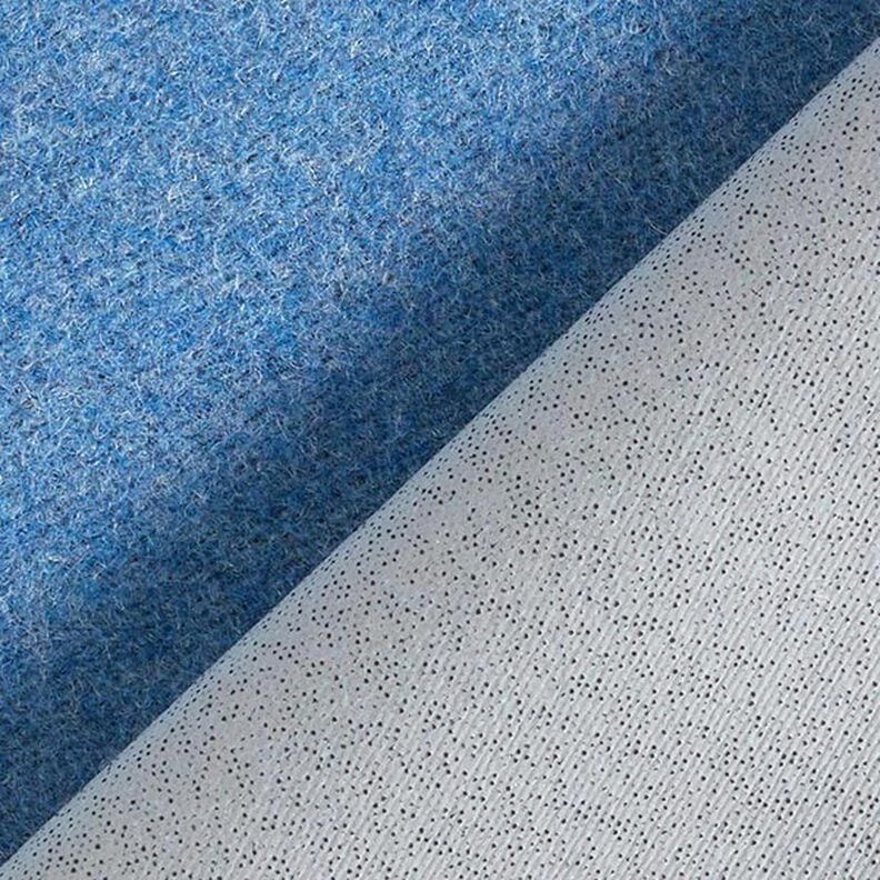 Tecido de lã impermeável Liso – azul brilhante,  image number 4