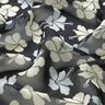 Chiffon Flores de hibisco – preto/branco,  thumbnail number 2