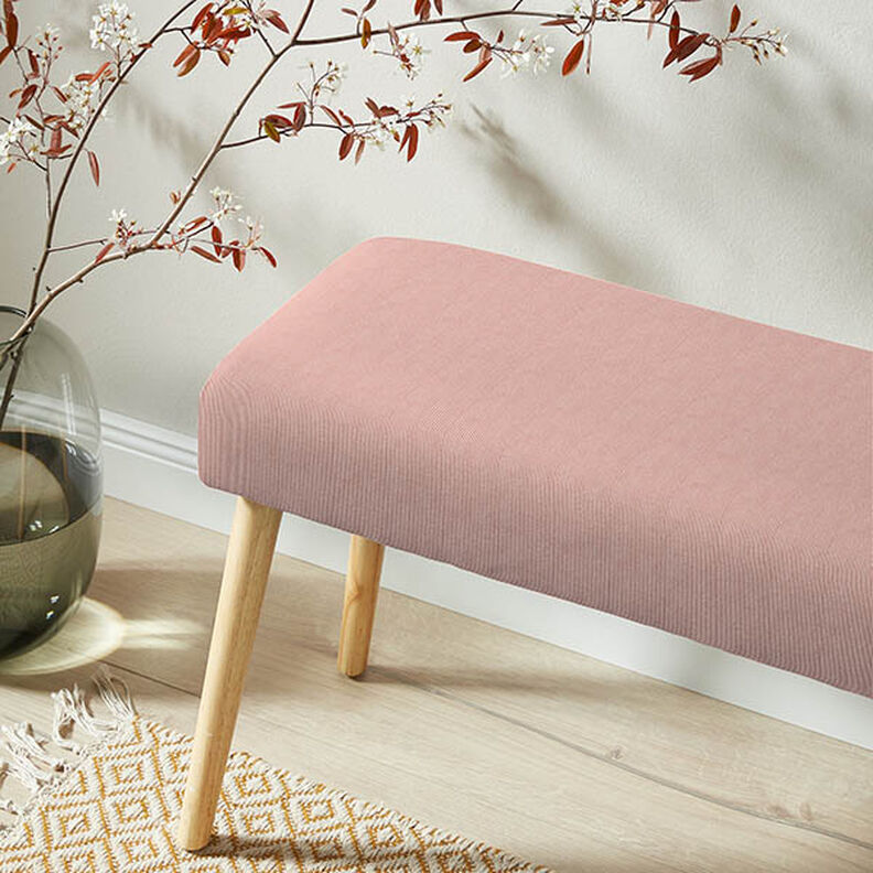 Tecido para estofos Bombazine para bebé – rosa embaçado,  image number 6