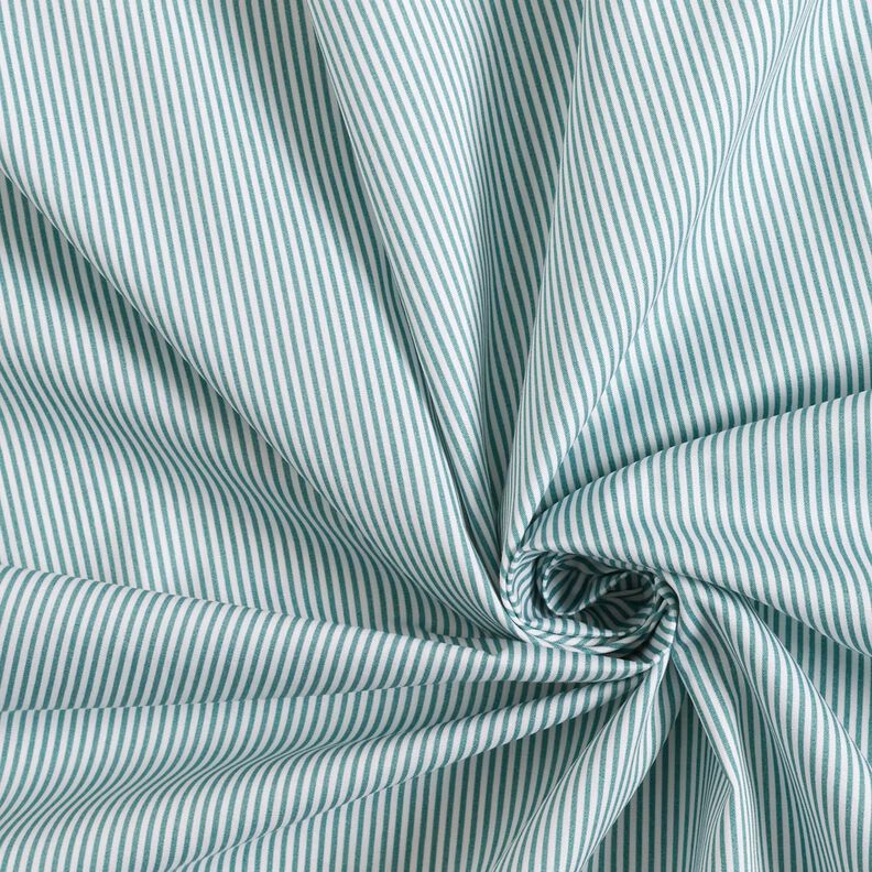 Popelina de algodão Riscas Mini – cinzento-pérola/branco,  image number 3