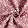 Musselina/ Tecido plissado duplo Padrão Leo grande – rosa-velho escuro/branco,  thumbnail number 3