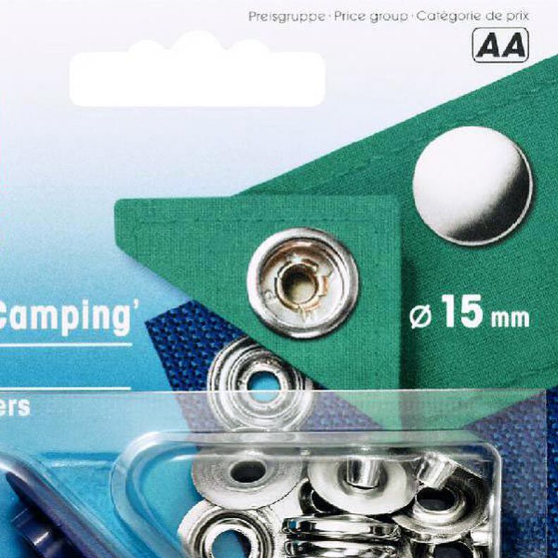 Botões de pressão Desporto & Campismo [Ø 15 mm] - prateado metálica| Prym,  image number 2