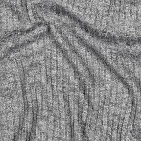 Malha canelada Lurex – cinzento-prateado/prata metálica, 