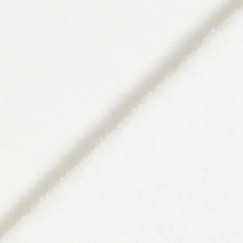 Tecido polar alpino Sweater aconchegante Liso – branco sujo,  image number 5