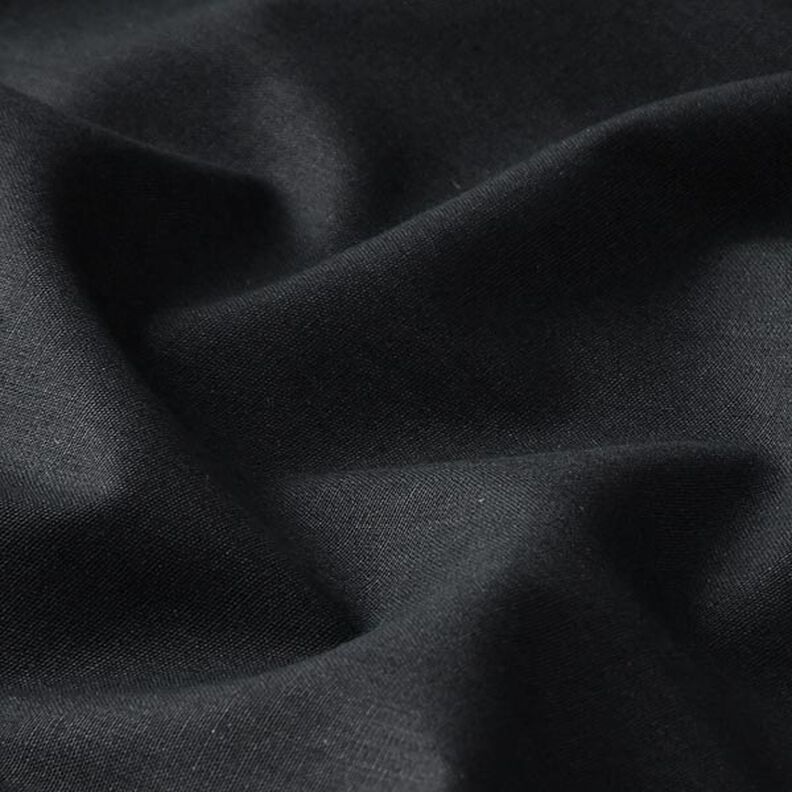 Popelina de algodão Liso – preto,  image number 2