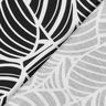 Jersey de viscose Folhas abstratas – preto/branco,  thumbnail number 5