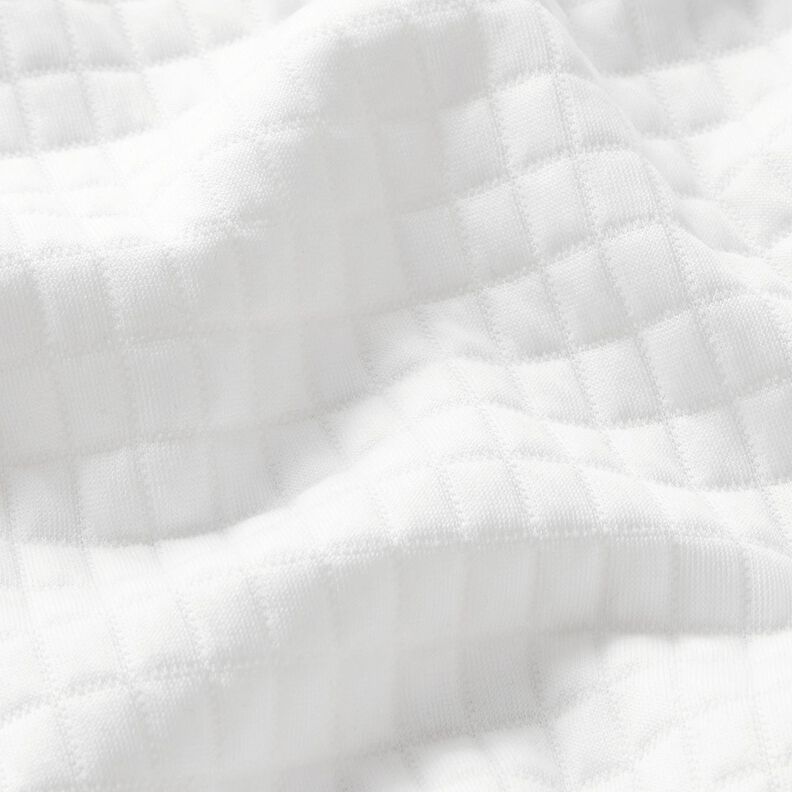 Acolchoado Jersey Quadrados – branco,  image number 2