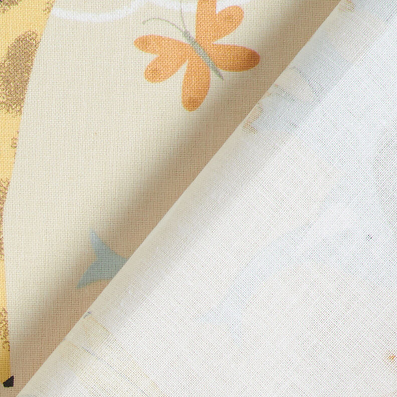 GOTS Tecido de algodão Cretone Animais Safari – beige,  image number 4
