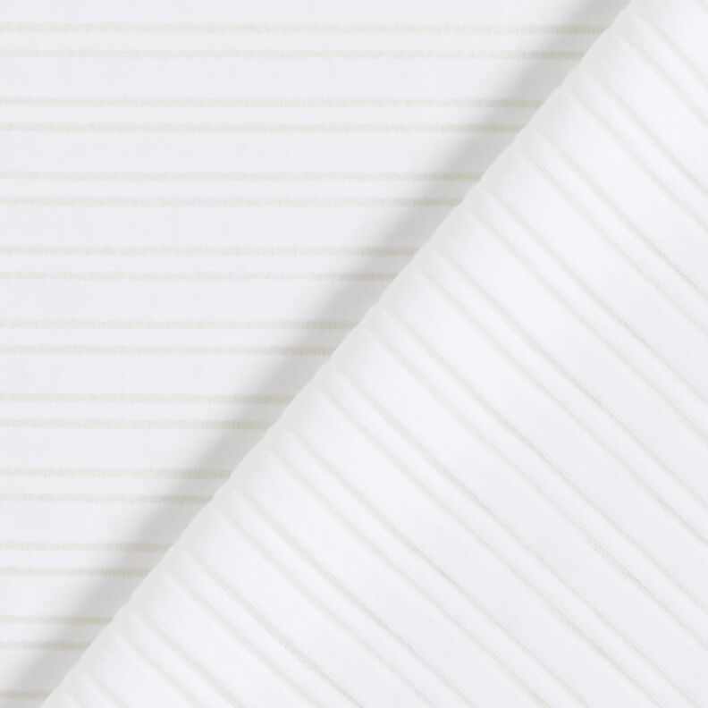 Tecido devoré Jersey Riscas – branco,  image number 4