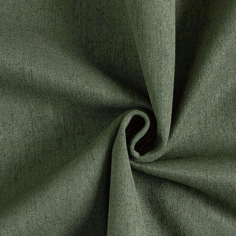 Tecido para estofos Melange fina – verde escuro,  image number 1