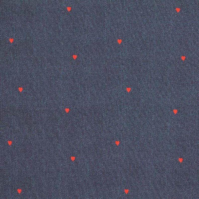 Jersey de algodão Look Jeans Corações Impressão Digital – cinza claro/vermelho-fogo,  image number 1