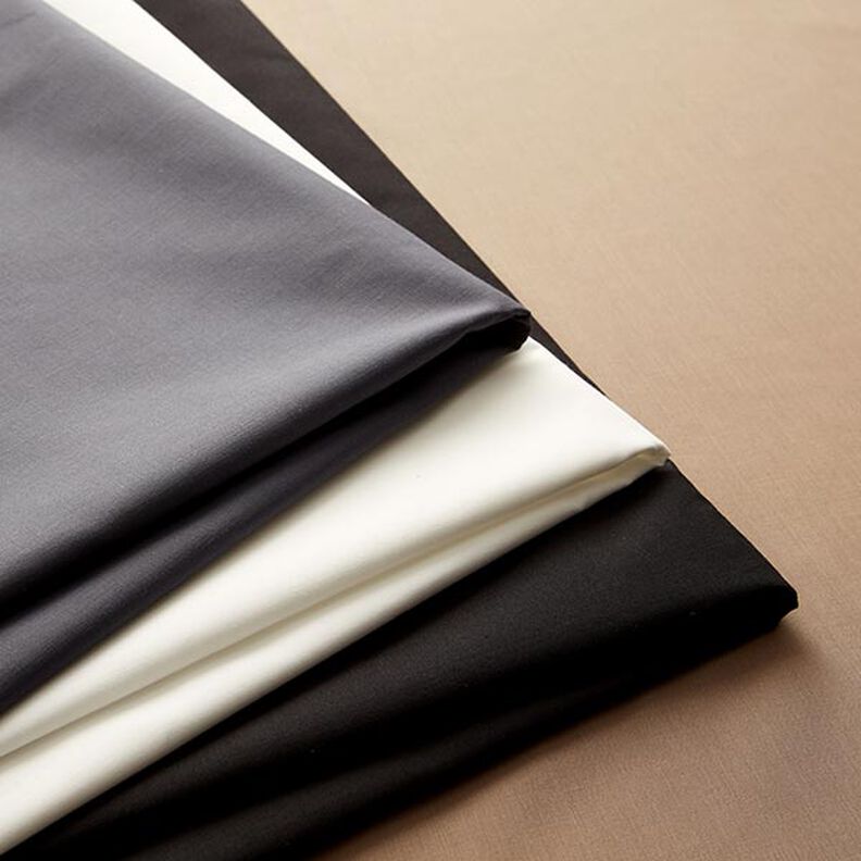 Mistura de poliéster e algodão, fácil de cuidar – preto,  image number 4