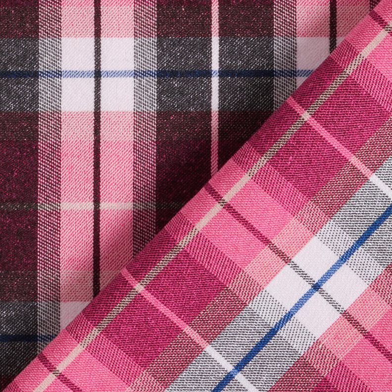 Stretch para calças Xadrez grande – preto/rosa intenso,  image number 4