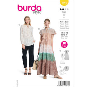 Vestir / Blusa | Burda 5823 | 36-46, 