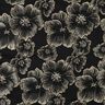 Jacquard Flores com efeito 3D – preto/amêndoa,  thumbnail number 1
