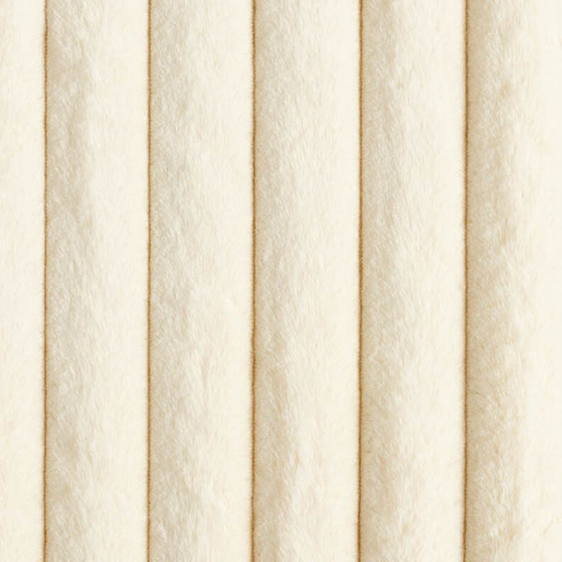 Tecido para estofos Canelado fofo – branco sujo,  image number 5