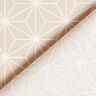 Tecido de algodão Cretone Estrelas japonesas Asanoha – cor de areia,  thumbnail number 5