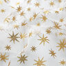 Tule Estrelas brilho – branco/dourado,  thumbnail number 2