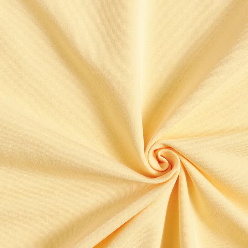 Terry francês simples liso – amarelo-baunilha,  image number 1