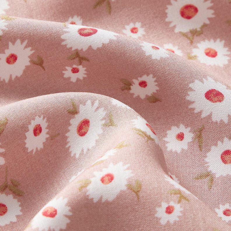 Tecido de viscose Flores delicadas – rosa-velho claro,  image number 2