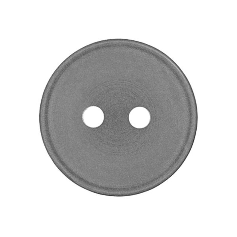 Botão de plástico Liso - cinzento,  image number 1