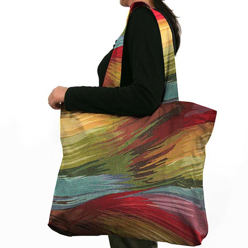 Jacquard Gobelina Gradação 2 – azul/vermelho,  image number 6